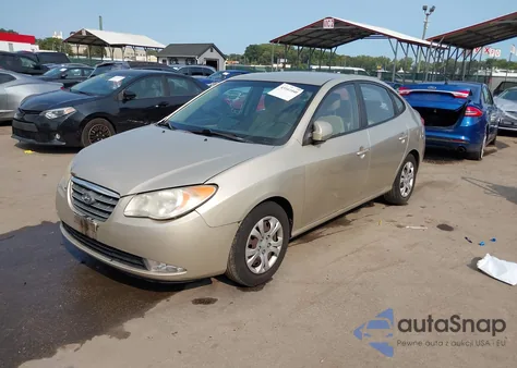 2009 Hyundai Elantra Gls z USA, uszkodzony, nr VIN KMHDU46D29U811355